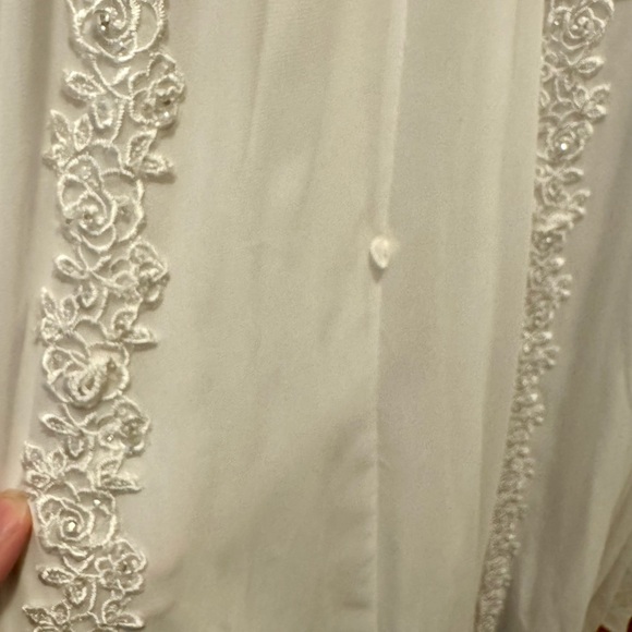 Spaghetti Strap Wedding Dress, New With Tags - Picture 11 of 13